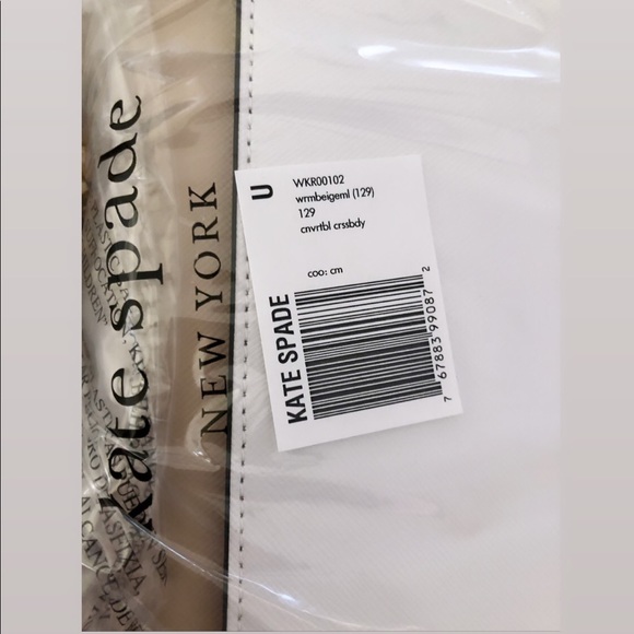 KATE SPADE • Carson Colorblock Saffiano Leather Convertible Crossbody - Picture 10 of 12